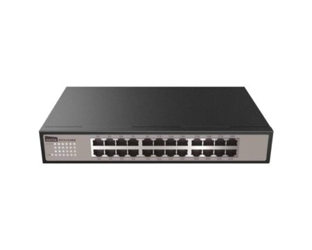 Switch Netis Modelo St3124Gs, 24 Puertos Gigabit Ethernet Switch, Montable En Rack, No Administrable
