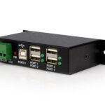 Concentrador Hub USB 4 Puertos Reforzado Industrial Alimentacio