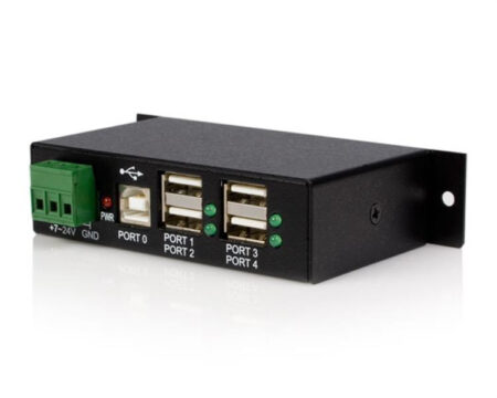 Concentrador Hub USB 4 Puertos Reforzado Industrial Alimentacio