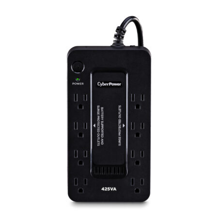 No Break Cyberpower St425/425Va/260W/8 Contactos Nema 5-15R/4 C/Respaldo Bateria/Color Negro