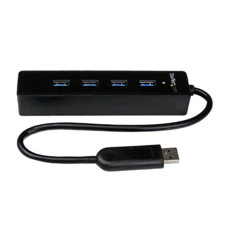 Hub Usb3.0 De 4 Puertos Startech, Negro, St4300Pbu3