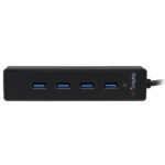 Hub Usb3.0 De 4 Puertos Startech, Negro, St4300Pbu3