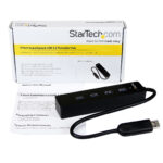 Hub Usb3.0 De 4 Puertos Startech, Negro, St4300Pbu3