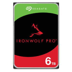 D. DURO INTERNO 6TB SEAGATE IRONWOLF PRO SATA III/6 GBITS/7200RPM/256MB/3.5", ST6000NT001