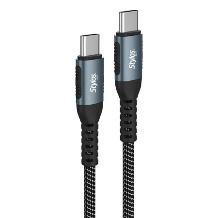 Cable Stylos USB Tipo C /2 Mts 1000W/ Carga Rapida/ Color Negro