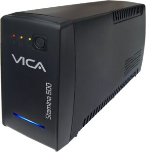 No Break Interactivo Stamina 500, 500va/300w, Entrada 127vca 60hz, Salida 120 Vca, 4 Tomas Reguladas Y Respaldadas/ 4 Con Supresor, Indicadores Led