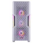 GABINETE XPG STARKERAIR-WHCWW, MIDI-TOWER, C/VENTANA, SIN FUENTE, ARGB, USB 3.0, COLOR BLANCO, ATX