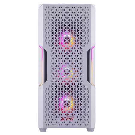 Gabinete Xpg Starkerair-Whcww, Midi-Tower, C/Ventana, Sin Fuente, Argb, USB 3.0, Color Blanco, ATX