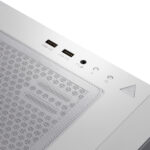 Gabinete Xpg Starkerair-Whcww, Midi-Tower, C/Ventana, Sin Fuente, Argb, USB 3.0, Color Blanco, ATX