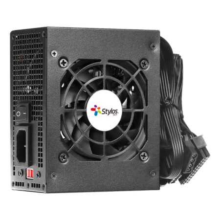 Fuente De Poder Sfx 500W Stylos Stfpsfx1B 24-Pin/ATX/Slim/Color Negro