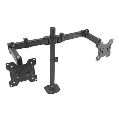 Stylos Soporte De Mesa Para 2 Monitores 13 A 32 Metal Negro