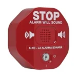 Alarma Multifuncion Sti 105Db, Rojo, Exit Stopper Para Una Puerta, Sti-6400