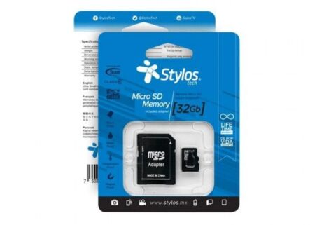 Memoria MicroSD 32Gb Stylos Stms321B Clase 10/Con Adaptador