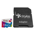 Memoria Stylos MicroSD 128Gb Uhs1 Clase 10 Con Adaptador Negro -