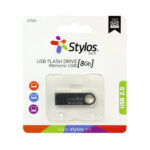 Memoria USB 8Gb Stylos Flash 2.0 Color Plata Stmusb1B