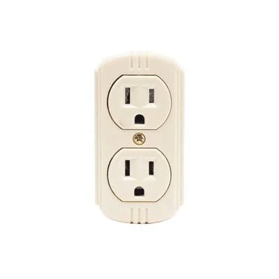 Contacto Duplex 127Vca Surtek Sys-136404 Hasta 15A/Para Sobreponer/Color Marfil