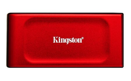 U. Estado Solido SSD Externo USB 2Tb Kingston Sxs1000R/2000G, Xs1000 USB-C 3.2 Color Rojo