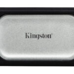 U. Estado Solido SSD Externo 4Tb, Kingston Sxs2000/4000G, USB 3.2 Tipo C, 20Gbps, Color Negro/Plata