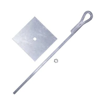 Ancla Para Retenida Para Muro Syscom Con Ojo De Llave Galvanizado Por Inmersion En Caliente (Requiere Placa Igualadora), Sap-01-Jg