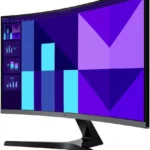 Monitor 27" Samsung Essential S3 S39Gd LED/Curvo/Panel VA/HDMI/Color Negro/Ls27D390Galxzx