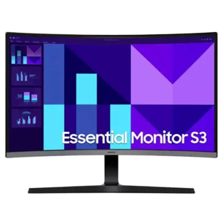 Monitor 27″ Samsung Essential S3 S39Gd LED/Curvo/Panel VA/HDMI/Color Negro/Ls27D390Galxzx