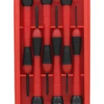 JUEGO DE DESARMADORES DE JOYERO SANTUL 8095 32 PIEZAS/ROJO/NEGRO