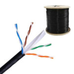 Bobina De Cable Utp Cat6 Saxxon Outp6Cop150Ne Uso Exterior/Cubierta Ldpe/4 Pares/150 Mts