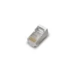 Paquete C/100 Piezas Conector Plug RJ45 Cat 6 Saxxon S901E Para Cable Utp, Blindado