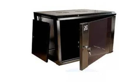 Gabinete De Pared 9Ur Sbe Tech Gnlpar9Ur Hasta 45Kg/Puerta Delantera De Cristal Templado/Color Negro