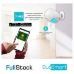 Sensor Movimiento Pir De Montaje En Techo/Pared Duosmart C10, Con Sirena Integrada, Inalambrico, WiFi, Hasta 8 Mts