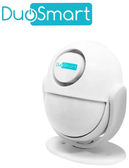 Sensor Movimiento Pir De Montaje En Techo/Pared Duosmart C10, Con Sirena Integrada, Inalambrico, WiFi, Hasta 8 Mts