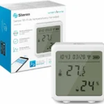 Detector De Temperatura Inalambrico Steren Shome-180 Con Pantalla Digital 2.5?, Wi-Fi, 10?55 °C, Blanco