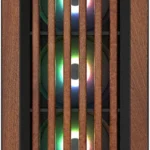 GABINETE SHARKOON REBEL C70G RGB BLACK/MID TOWER/CRISTAL TEMPLADO/SIN FUENTE/USB 3.2/4 VENTILADORES INSTALADOS/COLOR CAFE DISEÑO DE MADERA/ATX