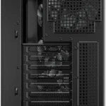 GABINETE SHARKOON REBEL C70G RGB BLACK/MID TOWER/CRISTAL TEMPLADO/SIN FUENTE/USB 3.2/4 VENTILADORES INSTALADOS/COLOR CAFE DISEÑO DE MADERA/ATX