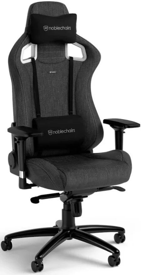 Silla Gamer Noblechairs Epic Tx/Color Gris/120Kg/Lino/Reposabrazos Ajustable/4251442505189