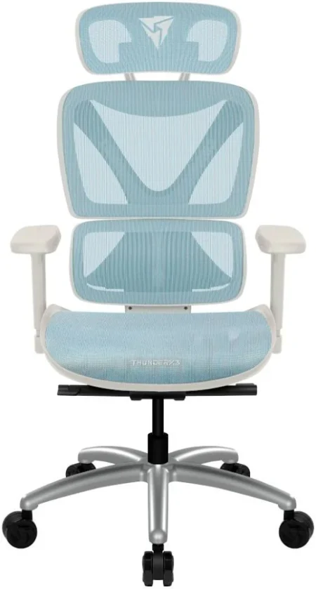Silla Gamer Thunder X3 Xtc Chroma/Color Blanco-Azul/150Kg/Malla Transpirable/4711099478903