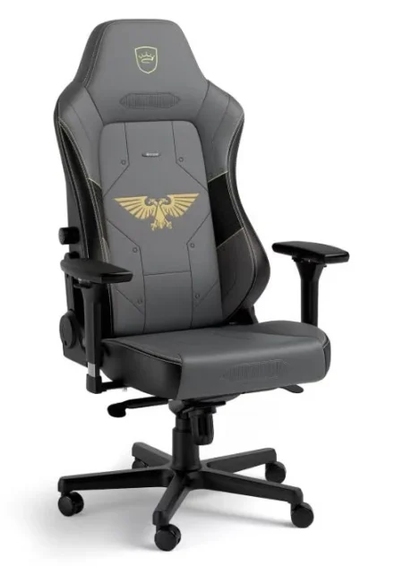 SILLA GAMER NOBLECHAIRS WARHAMMER 40K EDITION/COLOR GRIS-NEGRO-DORADO/150KG/CUERO SINTETICO/4251442510381