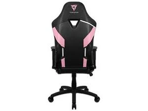 Silla Gamer Thunder X3 4711099473069 Negro-Rosa, 120Kg, Poliuretano, Nylon, Reclinable 90-135º, Soporte Lumbar Y De Cuello