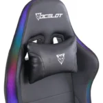 Silla Ocelot Gaming Osr-05 Blanco-Rosa/Hasta 150Kg/Vinipiel/Ajustable/Descansabrazos 2D/Piston Clase 4/Reclinable 90-155°
