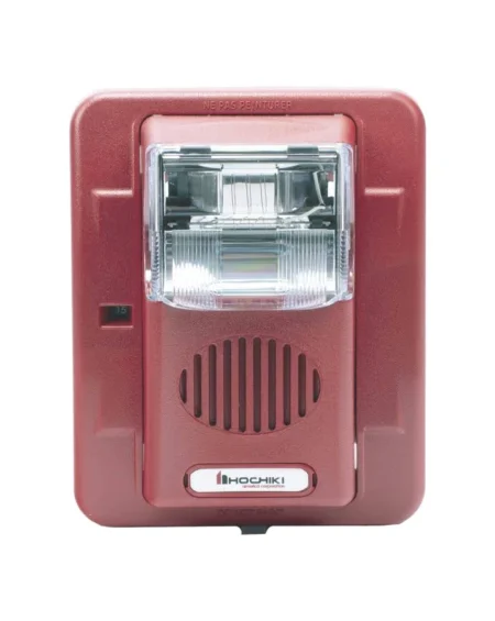 Sirena/Estrobo Hochiki Hec3-12Wr 12Vcd, Multicandela, P/Pared, 0500-05980