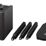 Sistema De Audio Portatil Yamaha Stgp1Kmkii-Set/Todo En Uno/Woofer 12''/Altavoz Lineal 10X1.5In/Bluetooth/Incluye Dolly/Color Negro
