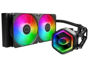 Enfriamiento Liquido Cooler Master Liquid Ml240L Core Ii/Argb/Color Negro/Mlw-D24M-A18Pa-R1