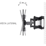 Soporte De Pared Para Tv 37"- 90" Steren Con Brazo Articulado, Color Negro, Stv-125