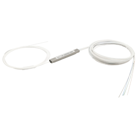Splitter (Divisor Optico) Tipo Plc, De 1X4, Para Fusion (Sin Conectores),Tm-Plc-1X4Woc