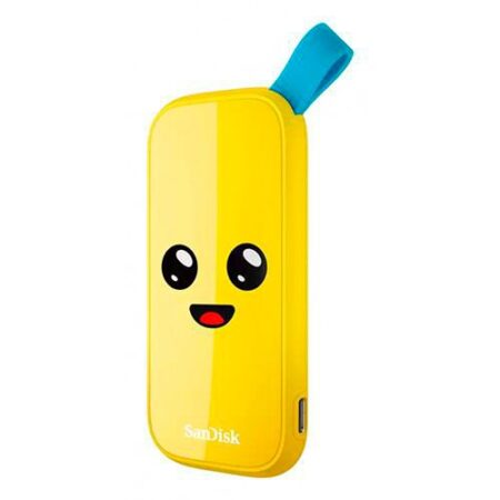 D. Duro Externo USB 1Tb Sandisk Sdssde30-1T00-G25F USB 3.2/Fortnite Edicion Banano/Color Amarillo