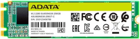 ##U. ESTADO SOLIDO SSD M.2 256GB ADATA ASU650NS38-256GT-C ULTIMATE SU650/SATA III (OPENBOX)