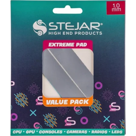 Thermal Pad Stejar Vp-Wvr-Df-120-20-15, 120X20X1.5Mm/12.8 W/Mk/Extreme Alto Rendimiento Value Pack