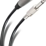 Cable De Audio Steren 255-290 Plug 6.3 Mm A Jack Cannon, 6 M, Negro