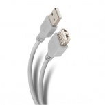 CABLE USB-A A USB-A STEREN USB-316 MACHO-HEMBRA/1.8M/COLOR GRIS