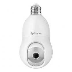 CAMARA OCULTA BOMBILLA STEREN CCTV-238 3MPX/2304 X 1296 PIXELES/PARA INTERIOR/SEGUIDOR DE MOVIMIENTO